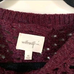 Wilfred free loose knit sweater